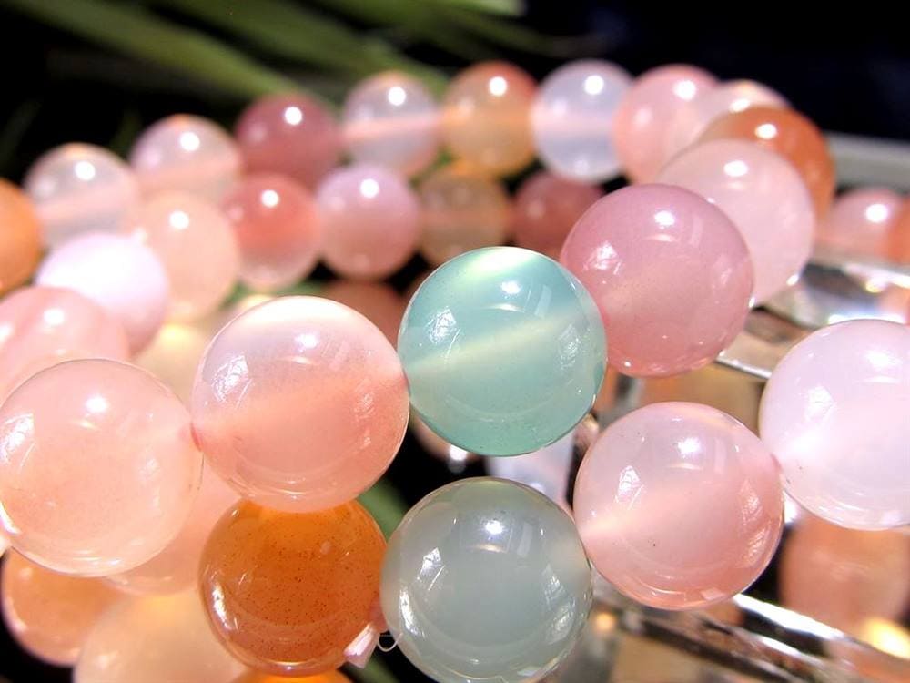 瑪瑙 ブレスレット アゲート 塩源瑪瑙 ソルトソースアゲート