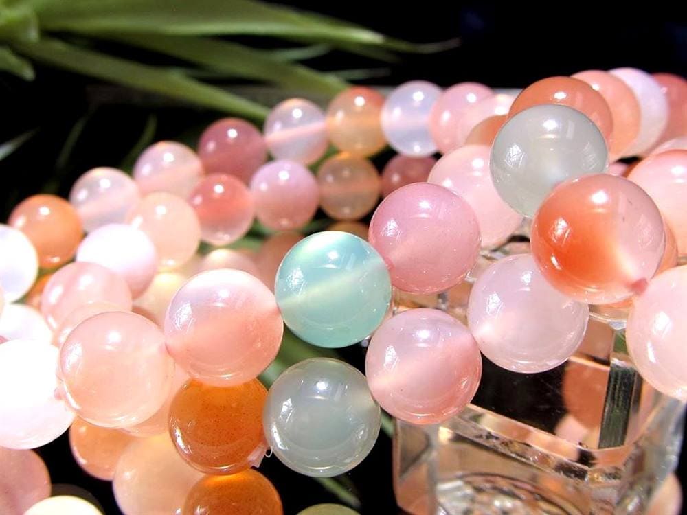 瑪瑙 ブレスレット アゲート 塩源瑪瑙 ソルトソースアゲート