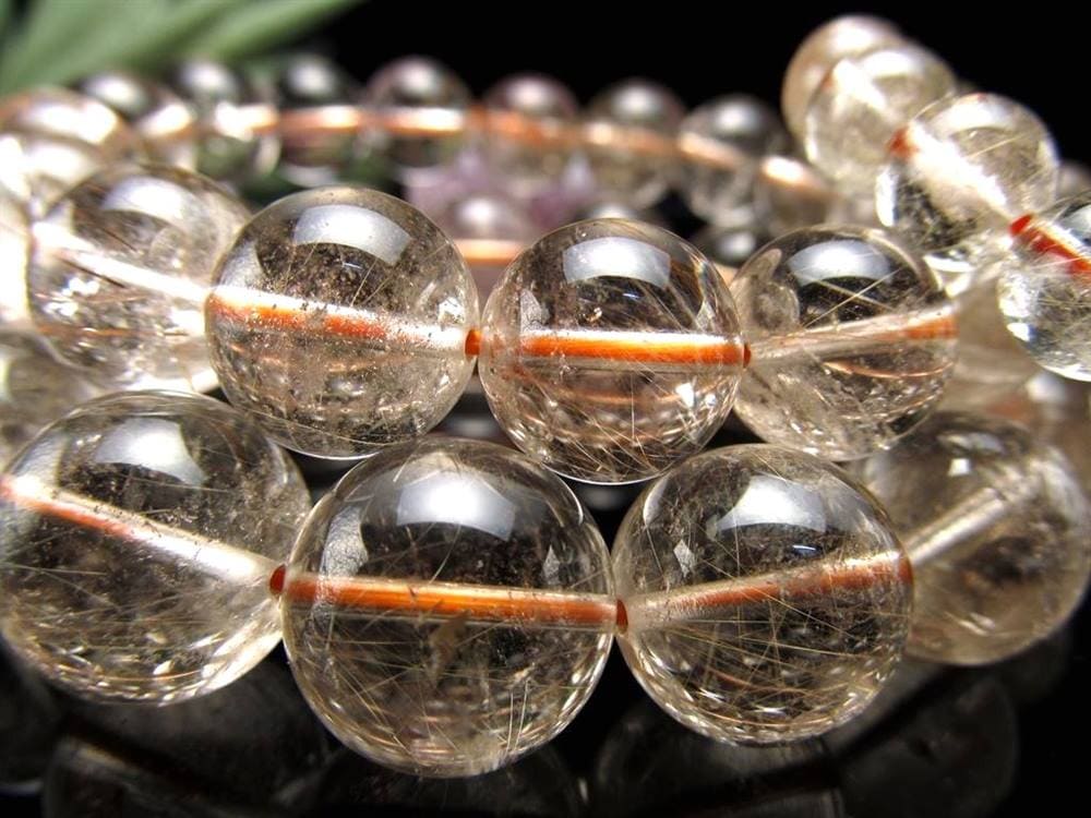 ゴールドルチルクォーツ ブレスレット ゴールドルチル ルチルレイテッドクォーツ 金針水晶
