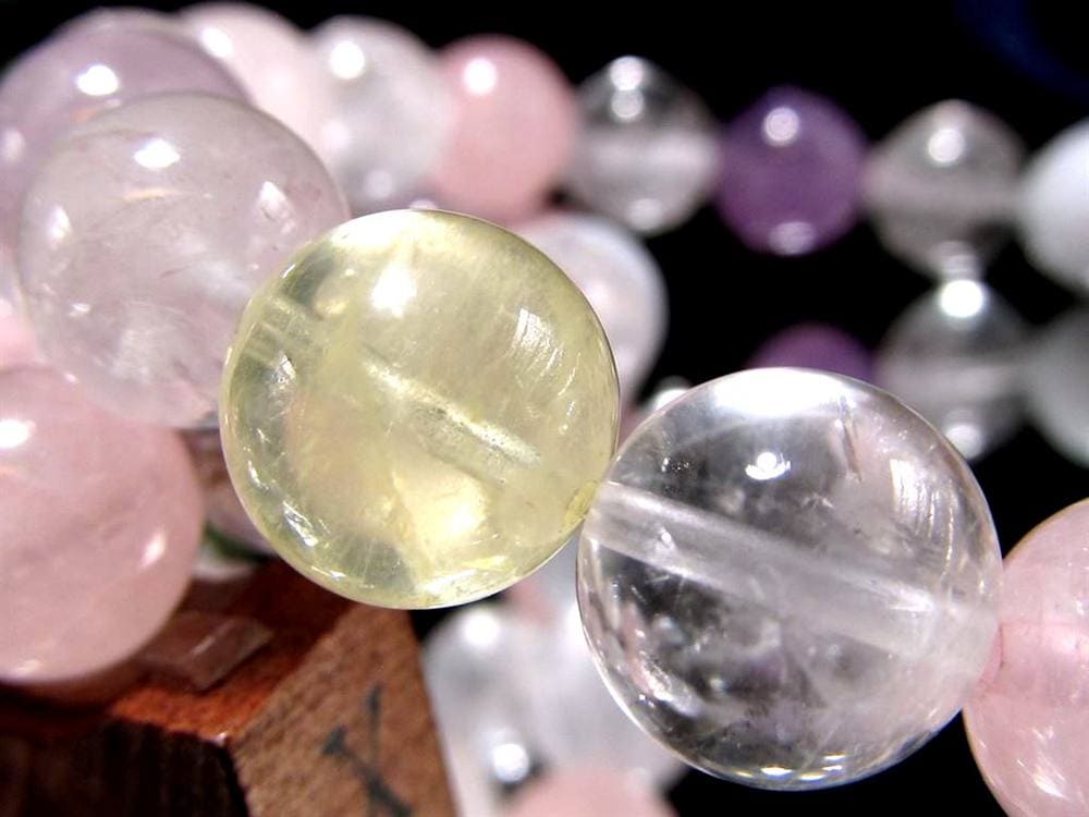 クォーツ 水晶 アメジスト シトリン ローズクォーツ プラシオライト