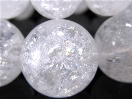 天然水晶 クォーツ 天然 サシ スノー ブレスレット