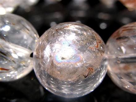 フォリエーテッドマイカインクォーツ ブラウンエピドートインクォーツ マイカ 雲母 ブレスレット