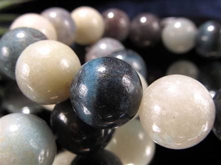 スコルザライト トロレアイト トロール石 ブレスレット ラズライト