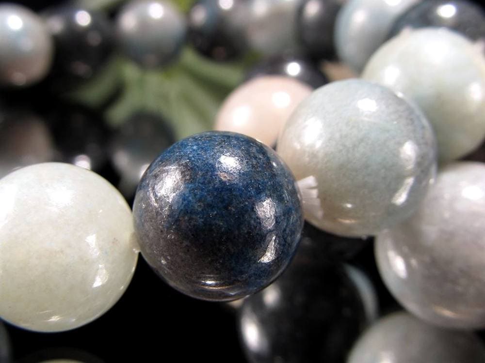 スコルザライト トロレアイト トロール石 ブレスレット ラズライト