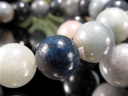 スコルザライト トロレアイト トロール石 ブレスレット ラズライト