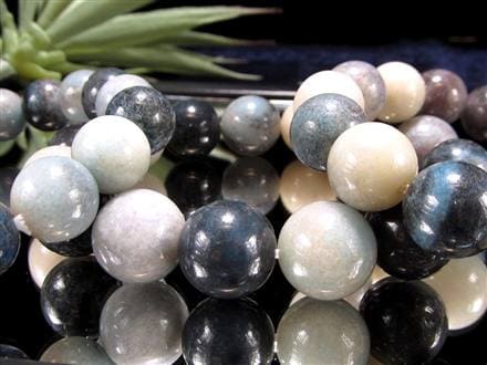 スコルザライト トロレアイト トロール石 ブレスレット ラズライト