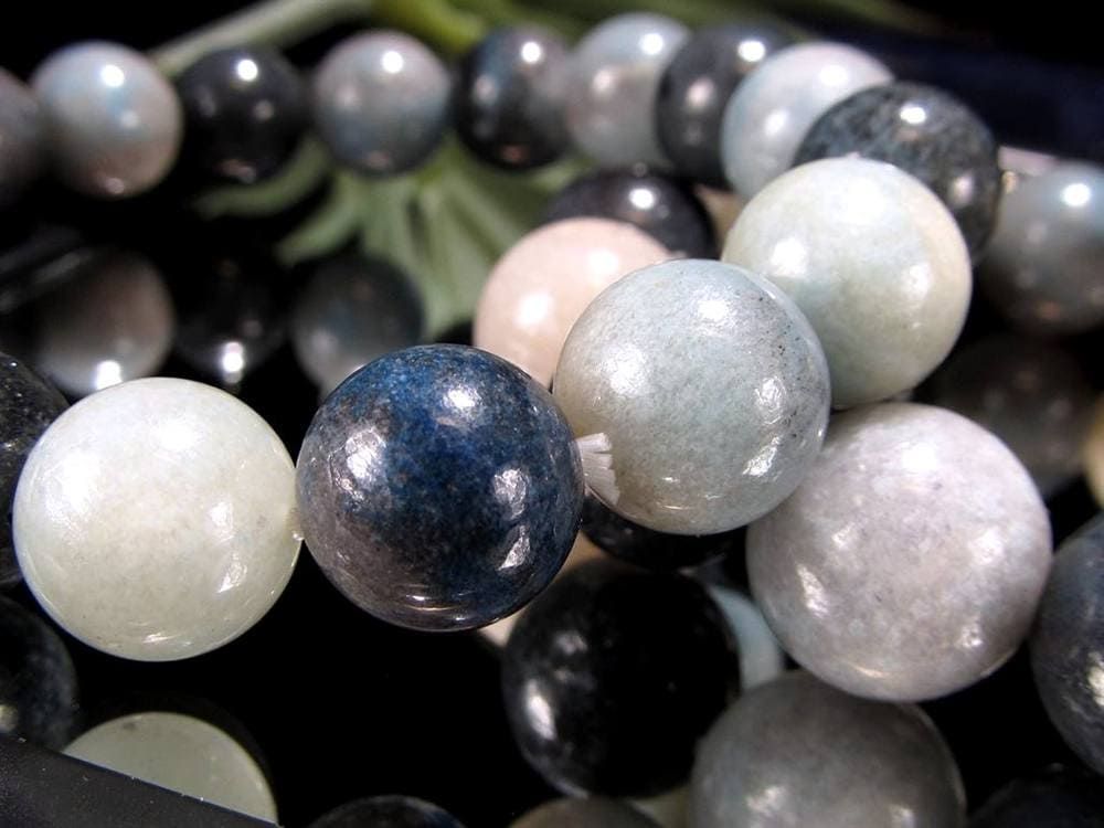 スコルザライト トロレアイト トロール石 ブレスレット ラズライト