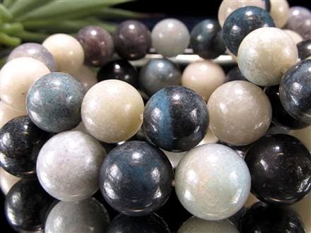 スコルザライト トロレアイト トロール石 ブレスレット ラズライト