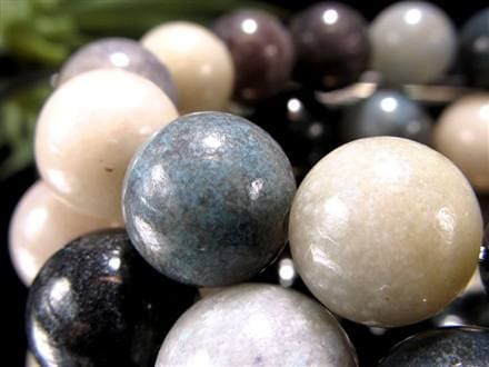 スコルザライト トロレアイト トロール石 ブレスレット ラズライト