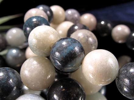 スコルザライト トロレアイト トロール石 ブレスレット ラズライト