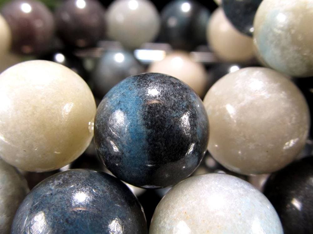 スコルザライト トロレアイト トロール石 ブレスレット ラズライト