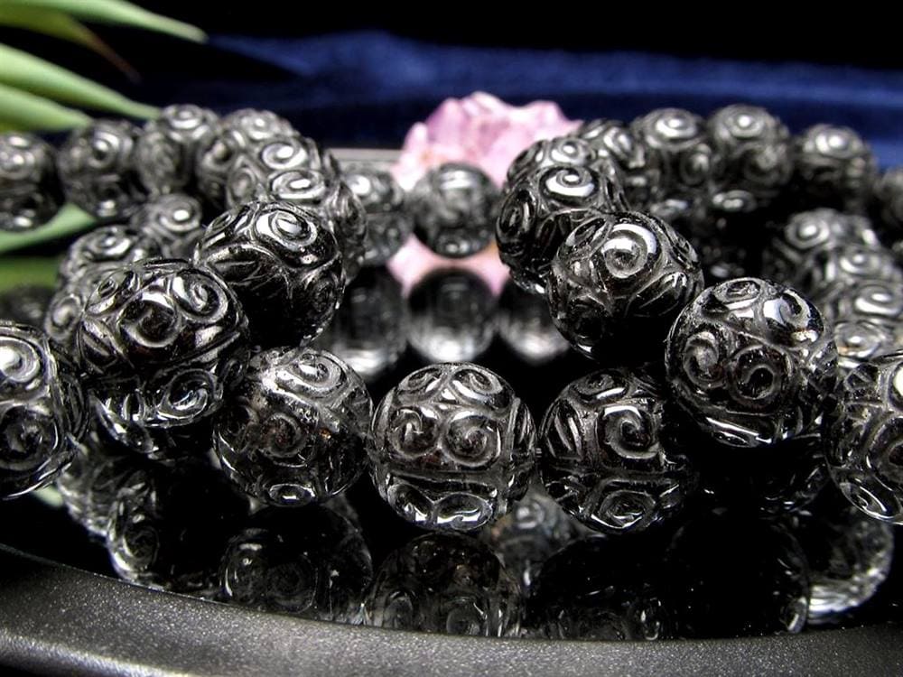 ブラックルチル ルチル ブレスレット 天然石 ブラックトルマリン