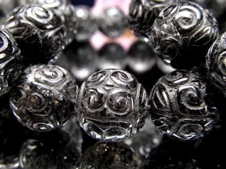 ブラックルチル ルチル ブレスレット 天然石 ブラックトルマリン