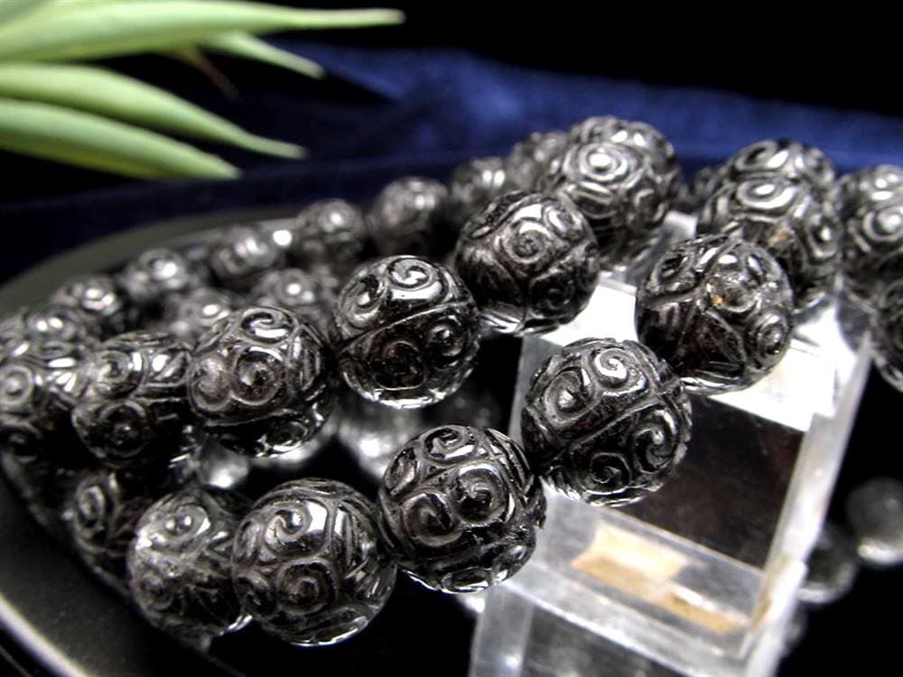 ブラックルチル ルチル ブレスレット 天然石 ブラックトルマリン