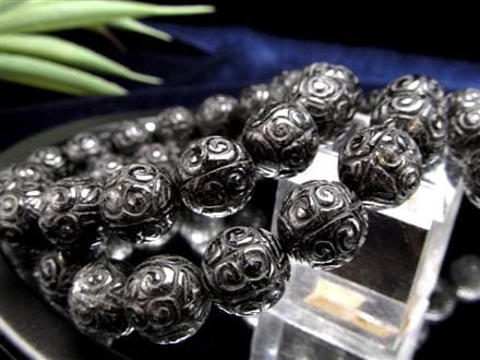 ブラックルチル ルチル ブレスレット 天然石 ブラックトルマリン