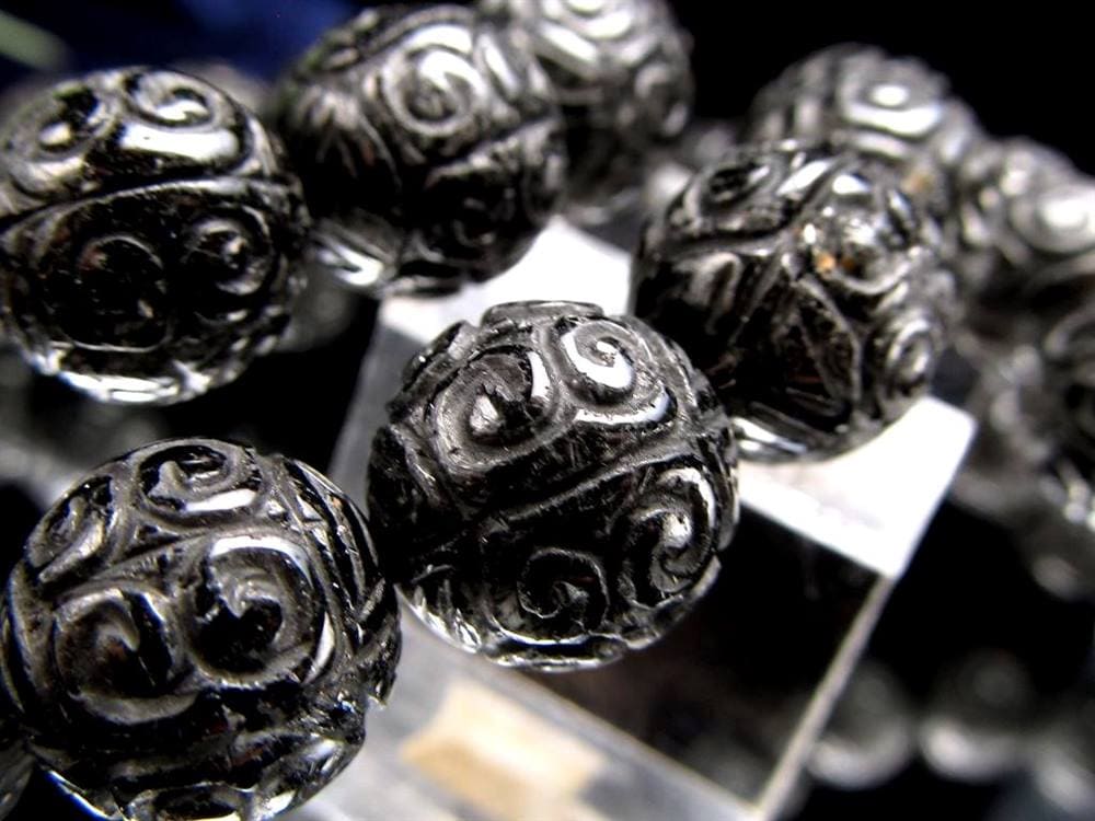 ブラックルチル ルチル ブレスレット 天然石 ブラックトルマリン