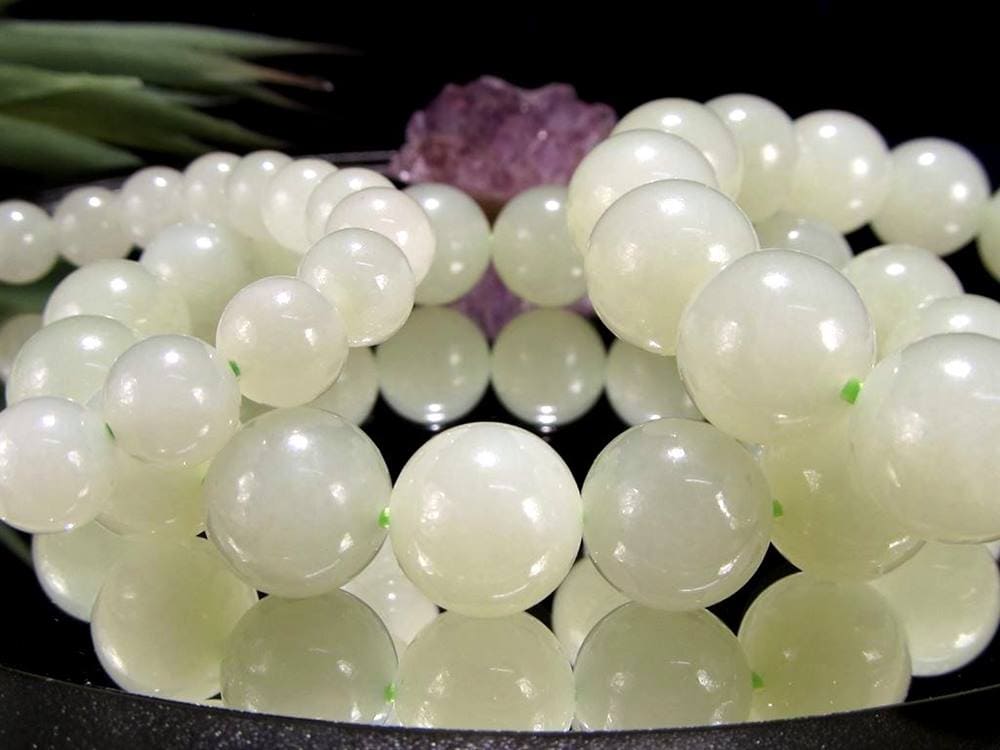 和田玉 ネフライト 翡翠 軟玉 ブレスレット