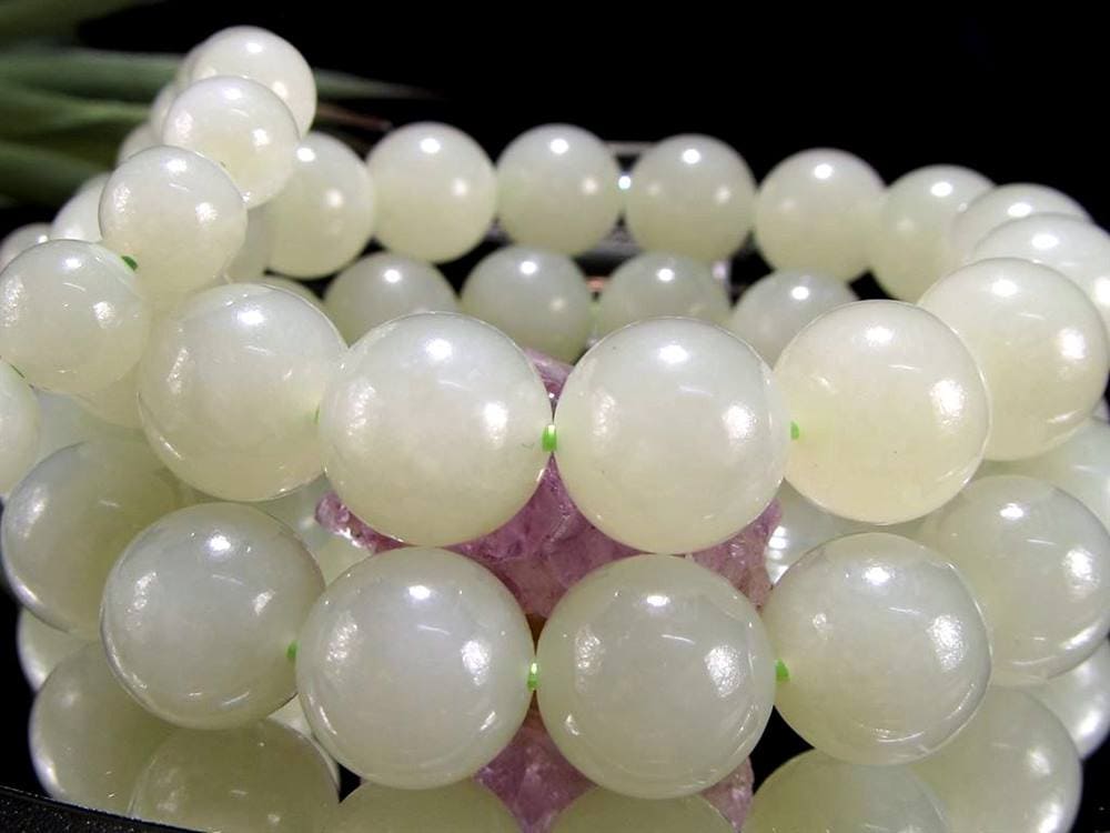 和田玉 ネフライト 翡翠 軟玉 ブレスレット