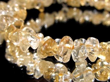 シトリン さざれ ブレスレット 11月誕生石