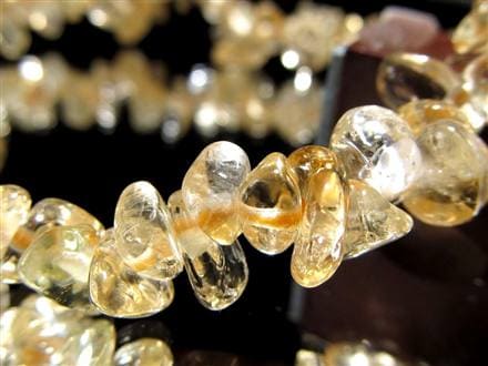 シトリン さざれ ブレスレット 11月誕生石