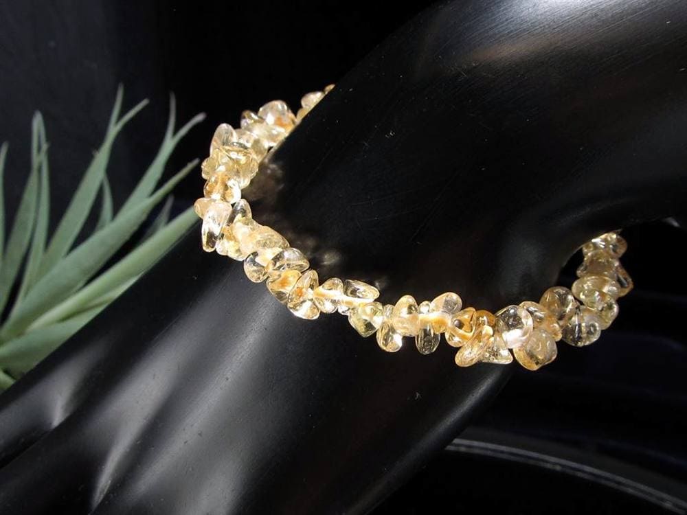 シトリン さざれ ブレスレット 11月誕生石