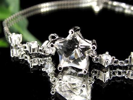 スター 星 デザイン ブレスレット Silver925