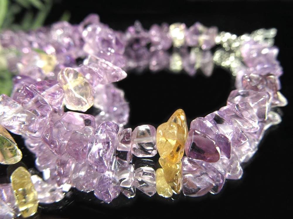 天然石 パワーストーン さざれ ブレスレット アジャスター金具付