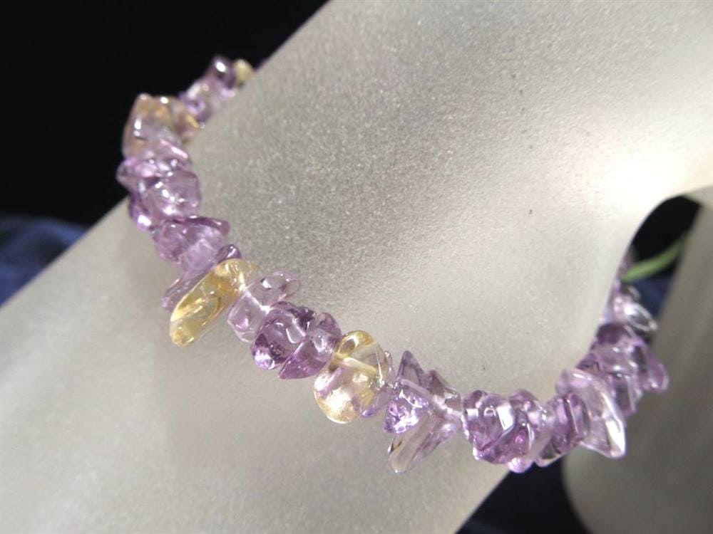 天然石 パワーストーン さざれ ブレスレット アジャスター金具付