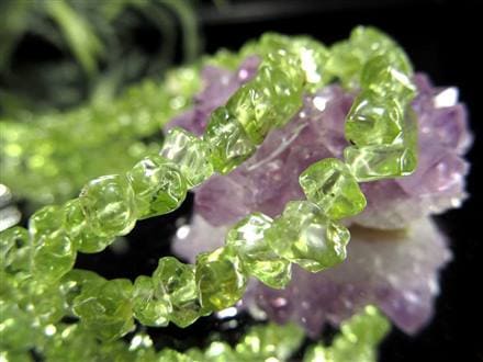 天然石 パワーストーン さざれ ブレスレット アジャスター金具付