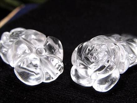水晶 クリスタル ビーズ パーツ