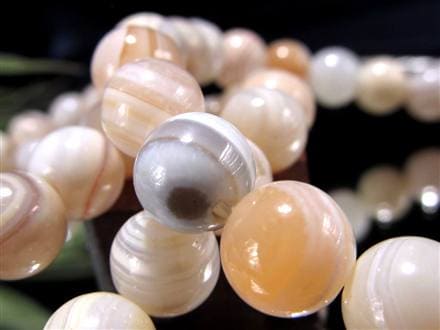 天眼瑪瑙 メノウ アイアゲート 天眼石 ブレスレット