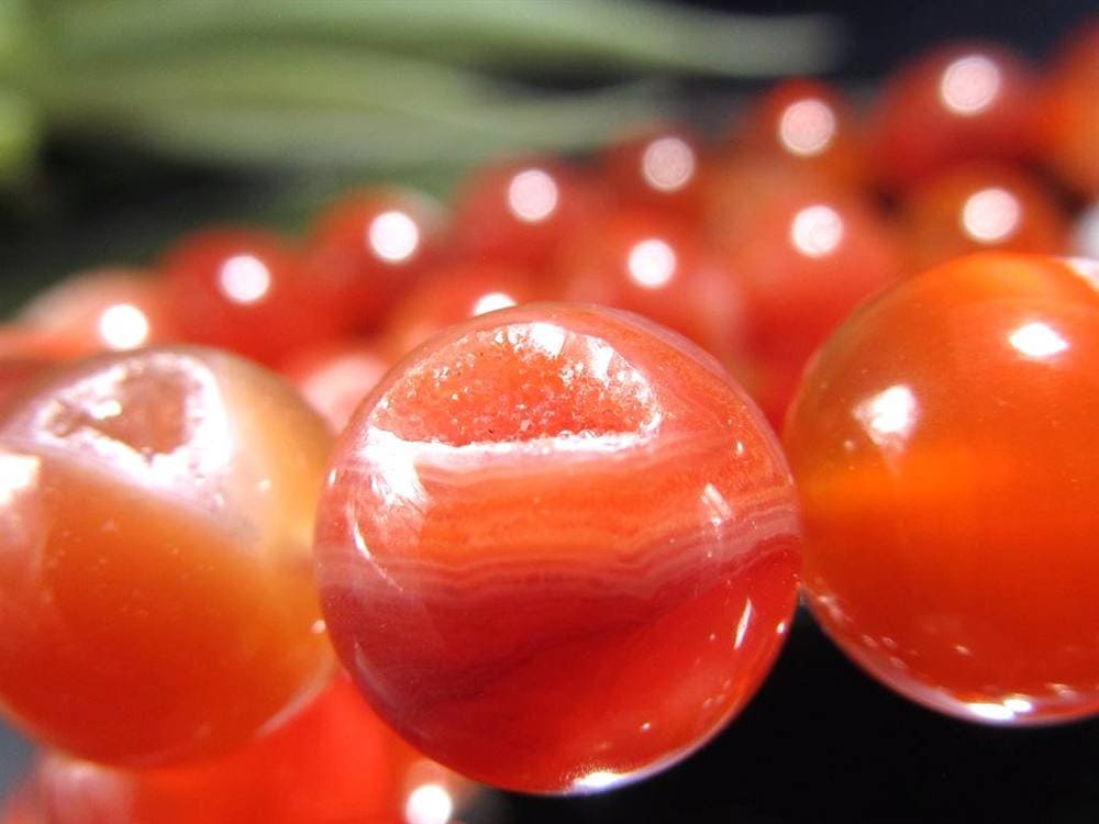 笑口 カーネリアン ブレスレット 紅玉髄