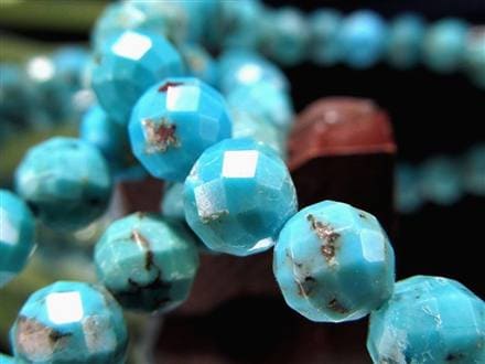 ターコイズ トルコ石 ブレスレット 12月の誕生石 スカイストーン