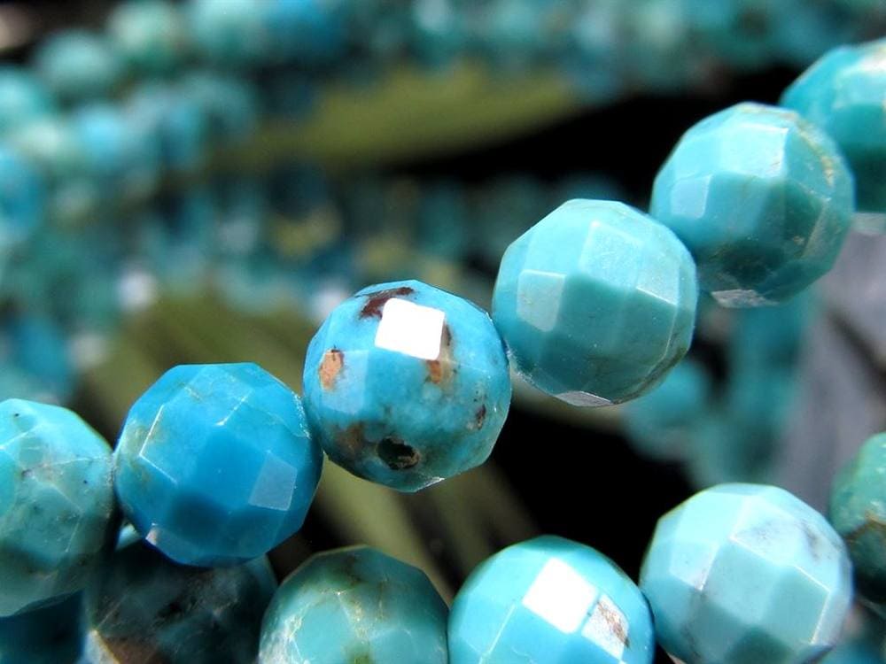 ターコイズ トルコ石 ブレスレット 12月の誕生石 スカイストーン