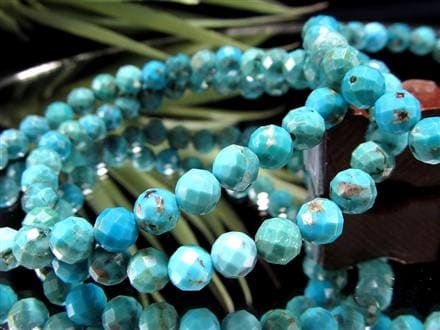 ターコイズ トルコ石 ブレスレット 12月の誕生石 スカイストーン