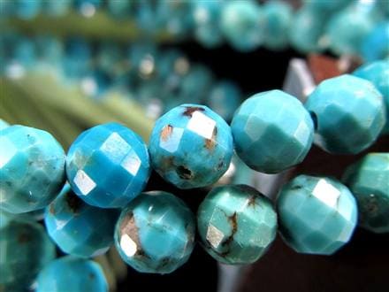 ターコイズ トルコ石 ブレスレット 12月の誕生石 スカイストーン
