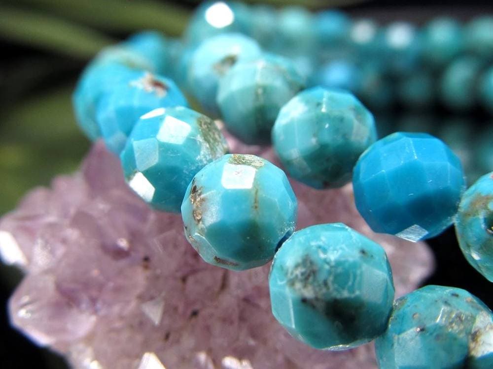 ターコイズ トルコ石 ブレスレット 12月の誕生石 スカイストーン