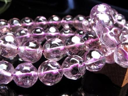 アメジスト 紫水晶 ブレスレット バッキーボール 天然石