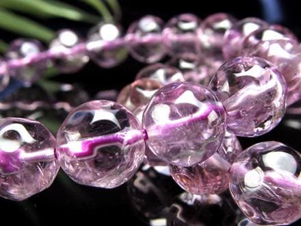 アメジスト 紫水晶 ブレスレット バッキーボール 天然石