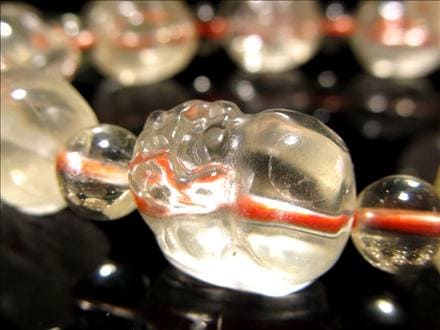 シトリン 黄水晶 ブレスレット 貔貅 ヒキュウ