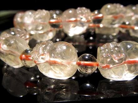 シトリン 黄水晶 ブレスレット 貔貅 ヒキュウ