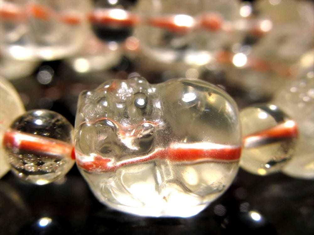 シトリン 黄水晶 ブレスレット 貔貅 ヒキュウ