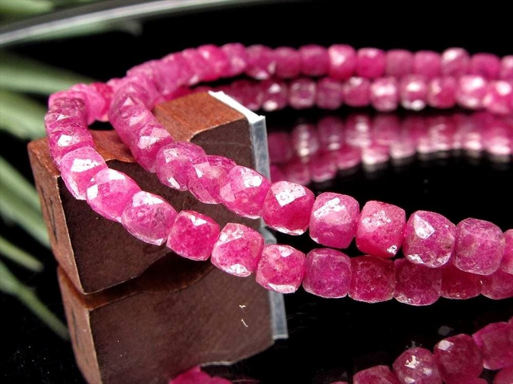 キューブカット デザインブレス ブレスレット クオーツ 天然石 パワーストーン