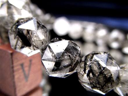 ブラックルチルクォーツ ブレスレット 黒針 ブラックトルマリン ルチルレイテッドクォーツ