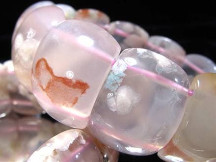 アゲート チェリーブロッサム 桜瑪瑙 ブレスレット メノウ