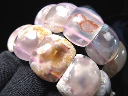 アゲート チェリーブロッサム 桜瑪瑙 ブレスレット メノウ