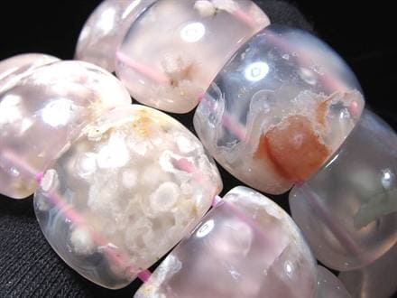 アゲート チェリーブロッサム 桜瑪瑙 ブレスレット メノウ