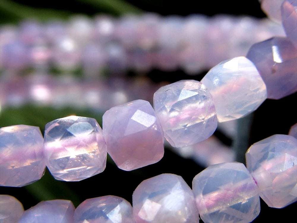 キューブカット デザインブレス ブレスレット クオーツ 天然石 パワーストーン