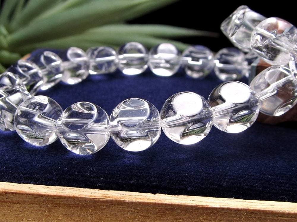 水晶 クリスタル ダイスカット クオーツ ブレスレット