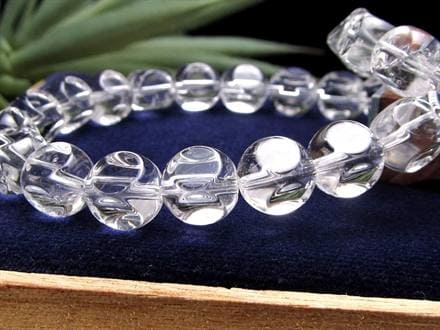 水晶 クリスタル ダイスカット クオーツ ブレスレット
